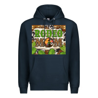 Navy Western Rodeo Mom Tumbler Premium Hoodie - BundleAndBundleShop