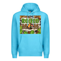 Ocean Blue Western Rodeo Mom Tumbler Premium Hoodie - BundleAndBundleShop