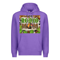 Purple Western Rodeo Mom Tumbler Premium Hoodie - BundleAndBundleShop