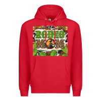 Red Western Rodeo Mom Tumbler Premium Hoodie - BundleAndBundleShop
