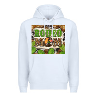 White Western Rodeo Mom Tumbler Premium Hoodie - BundleAndBundleShop