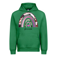 Emerald Valentines Day Rainbow, Valentines Day Rainbow Cowhide, Urban Hoodie - Bettercallsaul