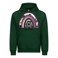 Forest Green Valentines Day Rainbow, Valentines Day Rainbow Cowhide, Urban Hoodie - Bettercallsaul