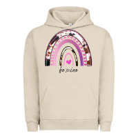 Pigment French Oak Valentines Day Rainbow, Valentines Day Rainbow Cowhide, Urban Hoodie - Bettercallsaul