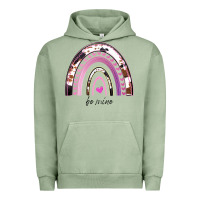 Pigment Oil Green Valentines Day Rainbow, Valentines Day Rainbow Cowhide, Urban Hoodie - Bettercallsaul