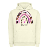 Pigment Pistachio Valentines Day Rainbow, Valentines Day Rainbow Cowhide, Urban Hoodie - Bettercallsaul