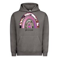 Valentines Day Rainbow, Valentines Day Rainbow Cowhide, Urban Hoodie | Teevron