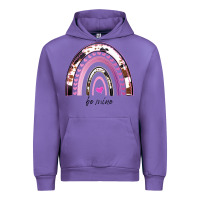 Tulip Valentines Day Rainbow, Valentines Day Rainbow Cowhide, Urban Hoodie - Bettercallsaul
