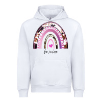 White Valentines Day Rainbow, Valentines Day Rainbow Cowhide, Urban Hoodie - Bettercallsaul