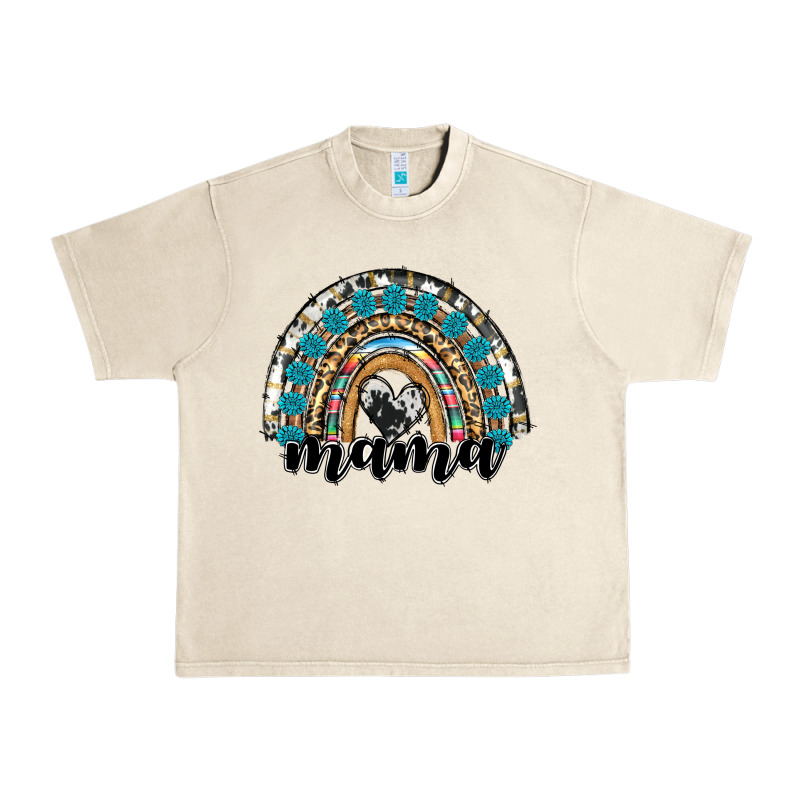 Western Mama Rainbow Urban Heavy Tee by RanaPortraitStore | Teevron
