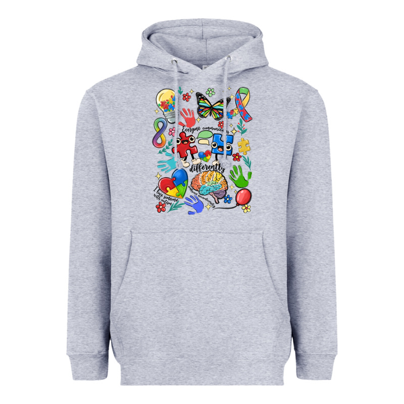 Somebody's Loud & Proud Autism Mama Heavyweight Hoodie by MaliasSmallBusiness | Teevron