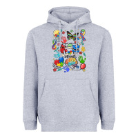 Heather Grey somebody's loud & proud autism mama Heavyweight Hoodie - MaliasSmallBusiness