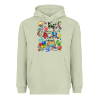 Matcha somebody's loud & proud autism mama Heavyweight Hoodie - MaliasSmallBusiness