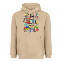 Mushroom somebody's loud & proud autism mama Heavyweight Hoodie - MaliasSmallBusiness
