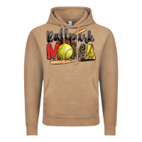 Vintage Coffee ballpark mama softball Vintage Hoodie - Zillion Design Studio