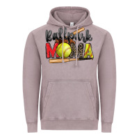 Vintage Zinc ballpark mama softball Vintage Hoodie - Zillion Design Studio
