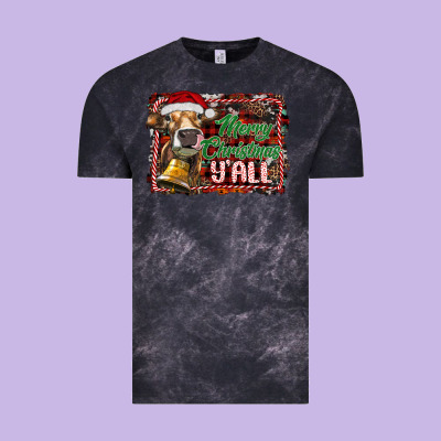Merry Christmas Y'all Vintage Tee Designed By Ranaportraitstore