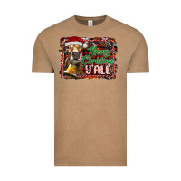 Vintage Coffee merry christmas y'all Vintage Tee - RanaPortraitStore