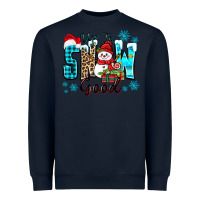 Navy up to snow good Heavyweight Sweatshirt - Zillion Design Studio