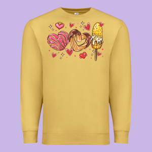 Valentines Day Mexican Food Premium Sweatshirt Designed By Maliassmallbusiness