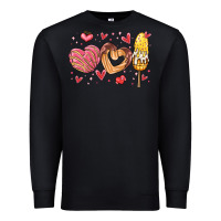 Black valentines day mexican food Premium Sweatshirt - MaliasSmallBusiness