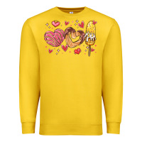 Lemon valentines day mexican food Premium Sweatshirt - MaliasSmallBusiness