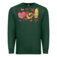 Sports Green valentines day mexican food Premium Sweatshirt - MaliasSmallBusiness