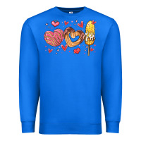 True Royal valentines day mexican food Premium Sweatshirt - MaliasSmallBusiness