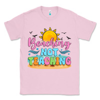Bubblegum Pink beaching not teaching black back Classic Tee - JahusDesignShop
