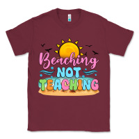 Burgundy beaching not teaching black back Classic Tee - JahusDesignShop