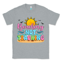 Heather Grey beaching not teaching black back Classic Tee - JahusDesignShop