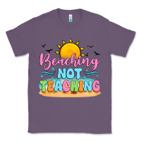 Lavender beaching not teaching black back Classic Tee - JahusDesignShop