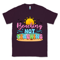 Plum beaching not teaching black back Classic Tee - JahusDesignShop