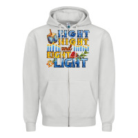 Dove Grey eight night and eight light for hanukkah Zipper Hoodie - AdoDesignShop