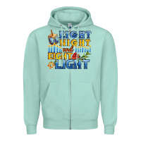 Seafoam eight night and eight light for hanukkah Zipper Hoodie - AdoDesignShop