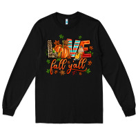 Black love fall  yall Long Sleeve Tee - AdoDesignShop