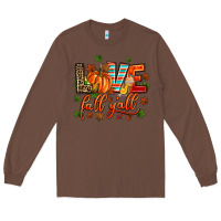 Chestnut love fall  yall Long Sleeve Tee - AdoDesignShop