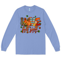 Colony Blue love fall  yall Long Sleeve Tee - AdoDesignShop