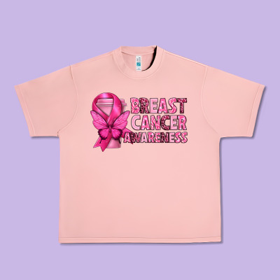 Breast Cancer Awareness With Coffee Cup Urban Heavy Tee Designed By Texasbilliewilder