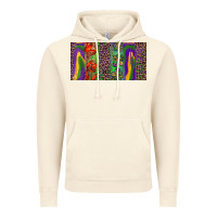 Vintage Artic Mardi gras brushstrokes crawfish fleur de lis Vintage Hoodie - RanaPortraitStore