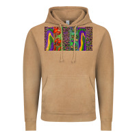 Vintage Camel Mardi gras brushstrokes crawfish fleur de lis Vintage Hoodie - RanaPortraitStore