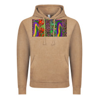 Vintage Coffee Mardi gras brushstrokes crawfish fleur de lis Vintage Hoodie - RanaPortraitStore