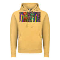 Mardi Gras Brushstrokes Crawfish Fleur De Lis Vintage Hoodie | Teevron