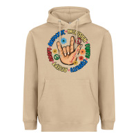 Mushroom advocate inclusion equity equality accept adapt Heavyweight Hoodie - MaliasSmallBusiness