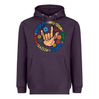 Plum advocate inclusion equity equality accept adapt Heavyweight Hoodie - MaliasSmallBusiness