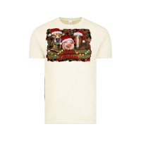 Vintage Arctic merry christmas farm animals Vintage Tee - RanaPortraitStore
