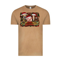 Vintage Camel merry christmas farm animals Vintage Tee - RanaPortraitStore