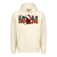 Sandshell Western Mom With Woman In Santa Hat Premium Hoodie - BundleAndBundleShop