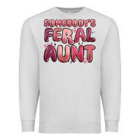Dove Grey somebodys feral aunt Premium Sweatshirt - MaliasSmallBusiness