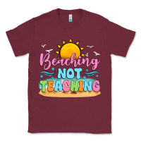Burgundy beaching not teaching Classic Tee - JahusDesignShop
